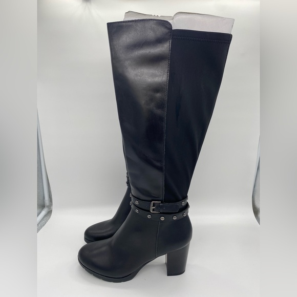 Anne Klein Black Over the Knee Boots - Picture 3 of 10